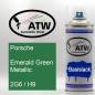 Preview: Porsche, Emerald Green Metallic, 2G6 / H9: 400ml Sprühdose, von ATW Autoteile West.